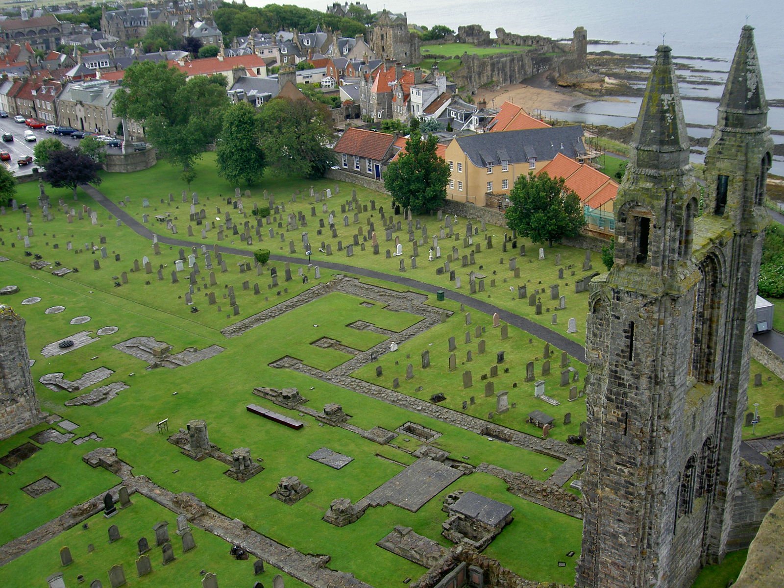 St Andrews Cathedral And St Rule's Tower