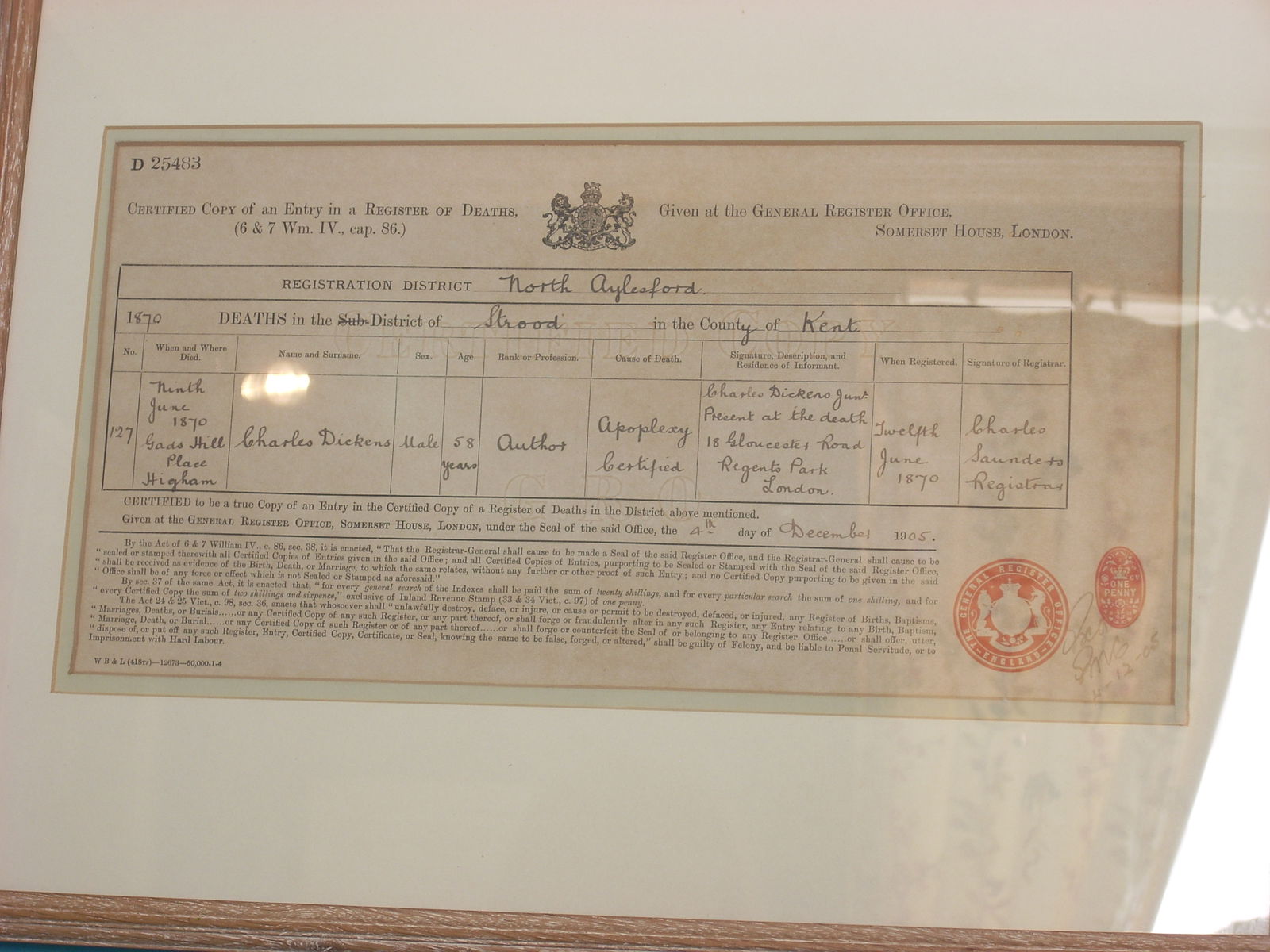 Maison de naissance de Charles Dickens