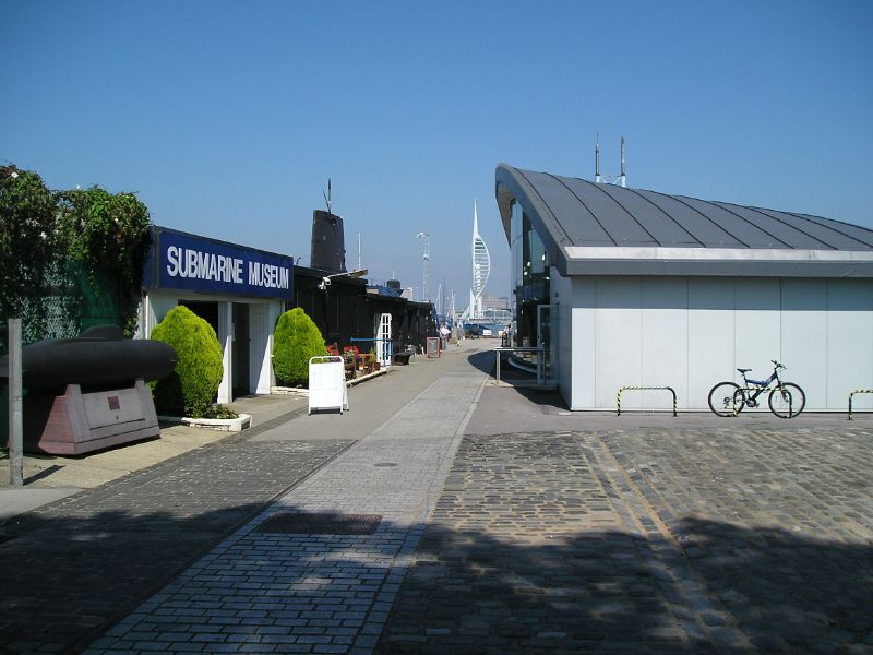 Royal navy Submarine Museum at Portsmouth Historic Dockyard