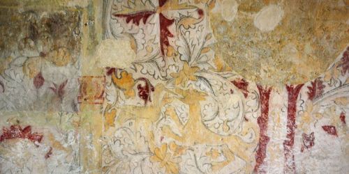 Permanant Exhibition of early 16th century wall paintings in the upper rooms