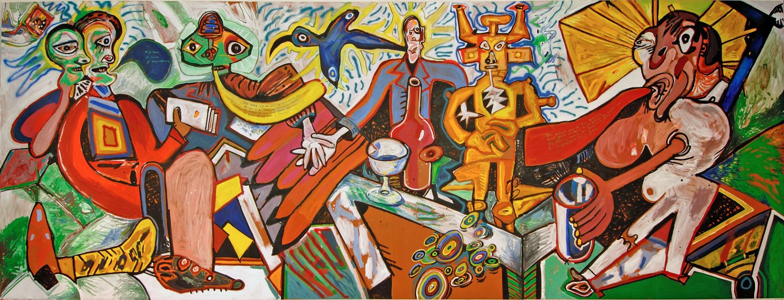 Lucebert-wandschildering