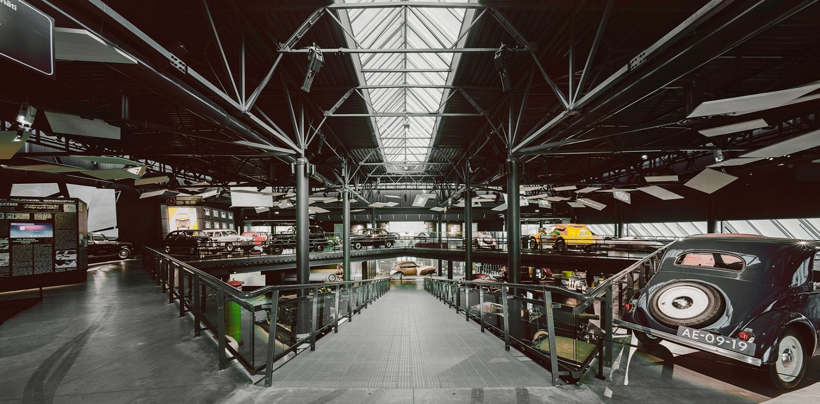 Riga Motor Museum permanent antique vehicle exhibition