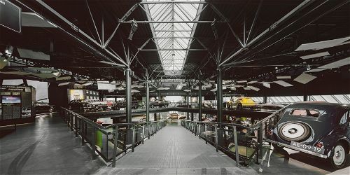 Riga Motor Museum permanent antique vehicle exhibition