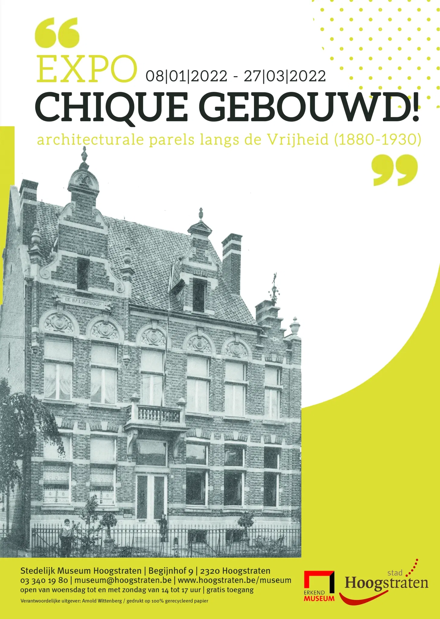 Chique Gebouwd - architecturale parels langs de Vrijheid (1880 - 1930)