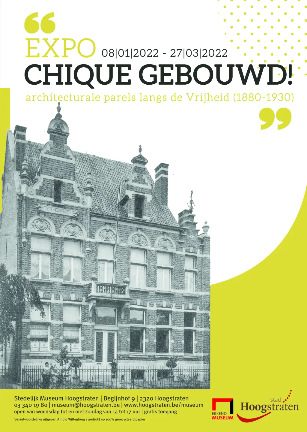 Chique Gebouwd - architecturale parels langs de Vrijheid (1880 - 1930)