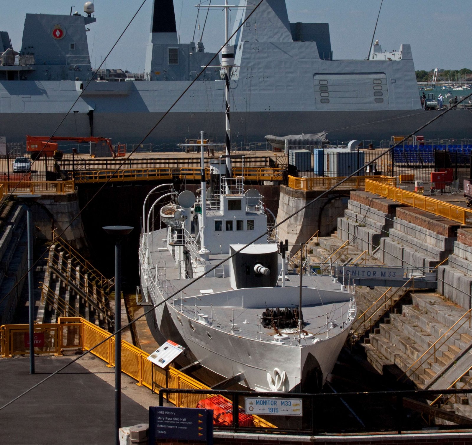 HMS M.33 at Portsmouth Historic Dockyard