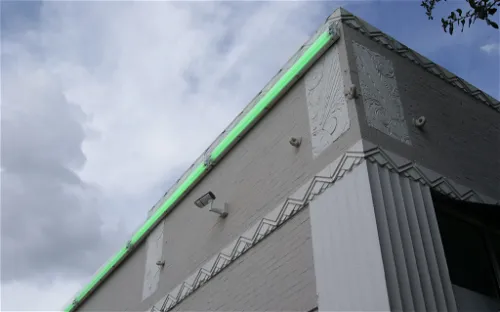 Dan Flavin Installation At Richmond Hall