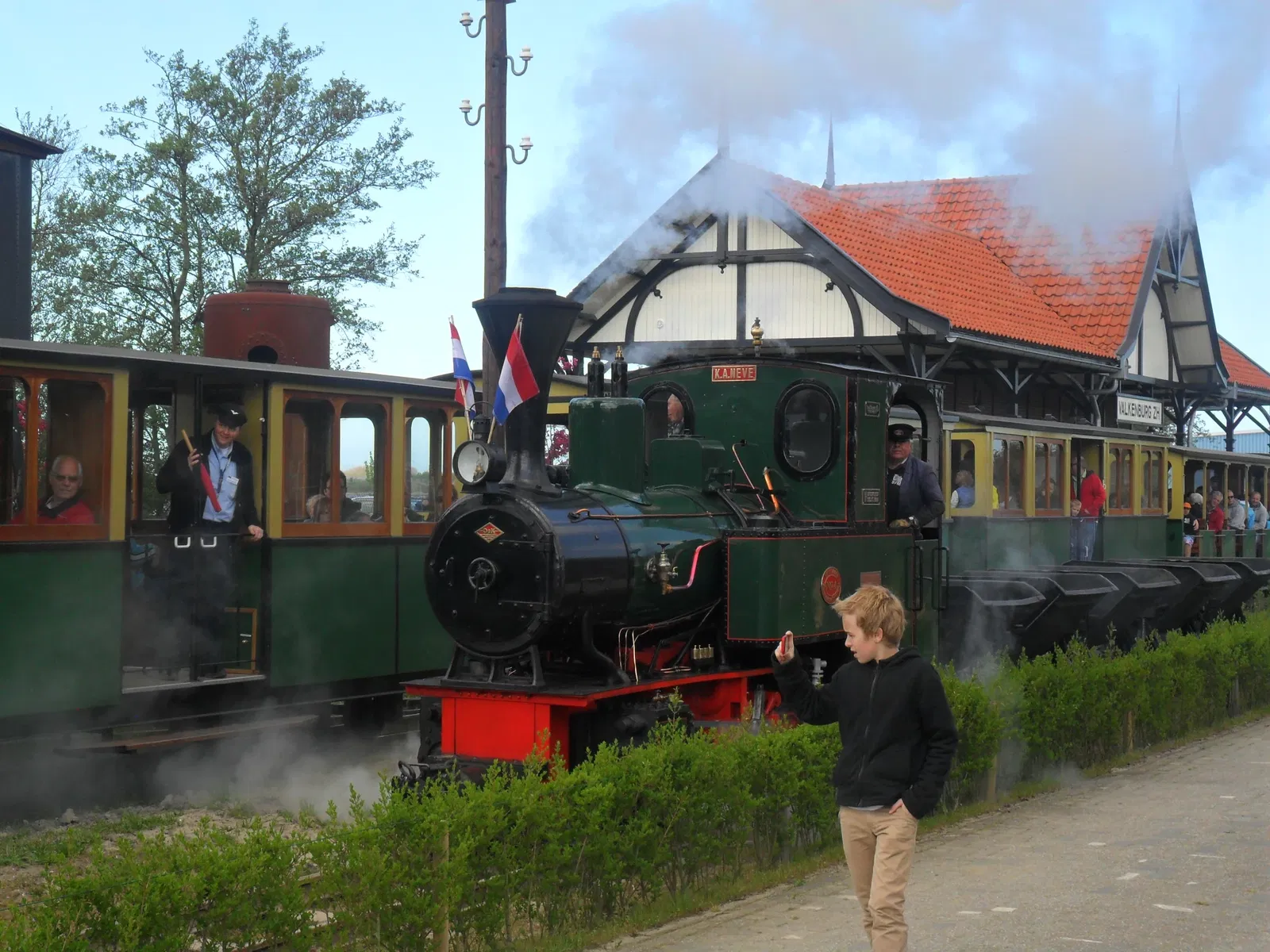 Stoomtrein Katwijk Leiden