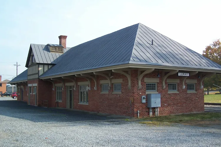 Restored Train Depot & Visitor Center