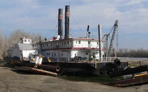 Meriwether Lewis Dredge Museum of Missouri River History