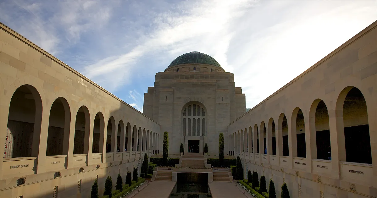 Australian war memorial indoors photo.