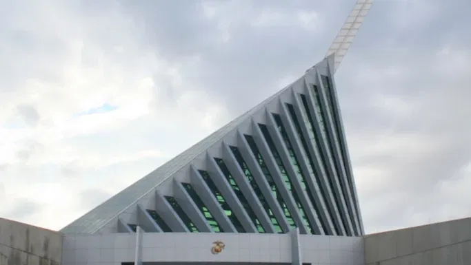 Triangle Museum Sign National Museum of the Marine Corps (Triangle) - Visitor Information ...