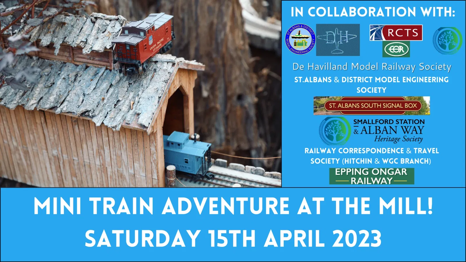 Mini Train Adventures at Mill Green Museum & Watermill
