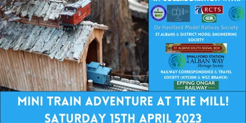 Mini Train Adventures at Mill Green Museum & Watermill