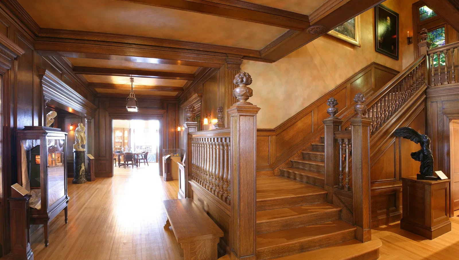 Historic Sawyer Home & Tiffany Studios Interiors