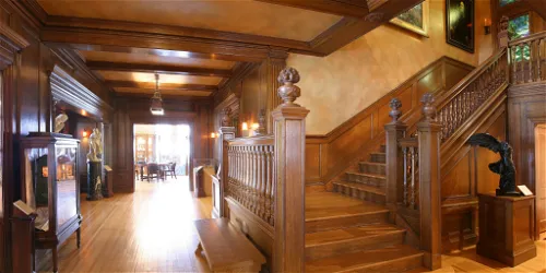 Historic Sawyer Home & Tiffany Studios Interiors