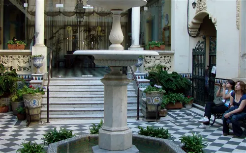 Municipal Art Museum Decorative Signature and Odilo Estevez