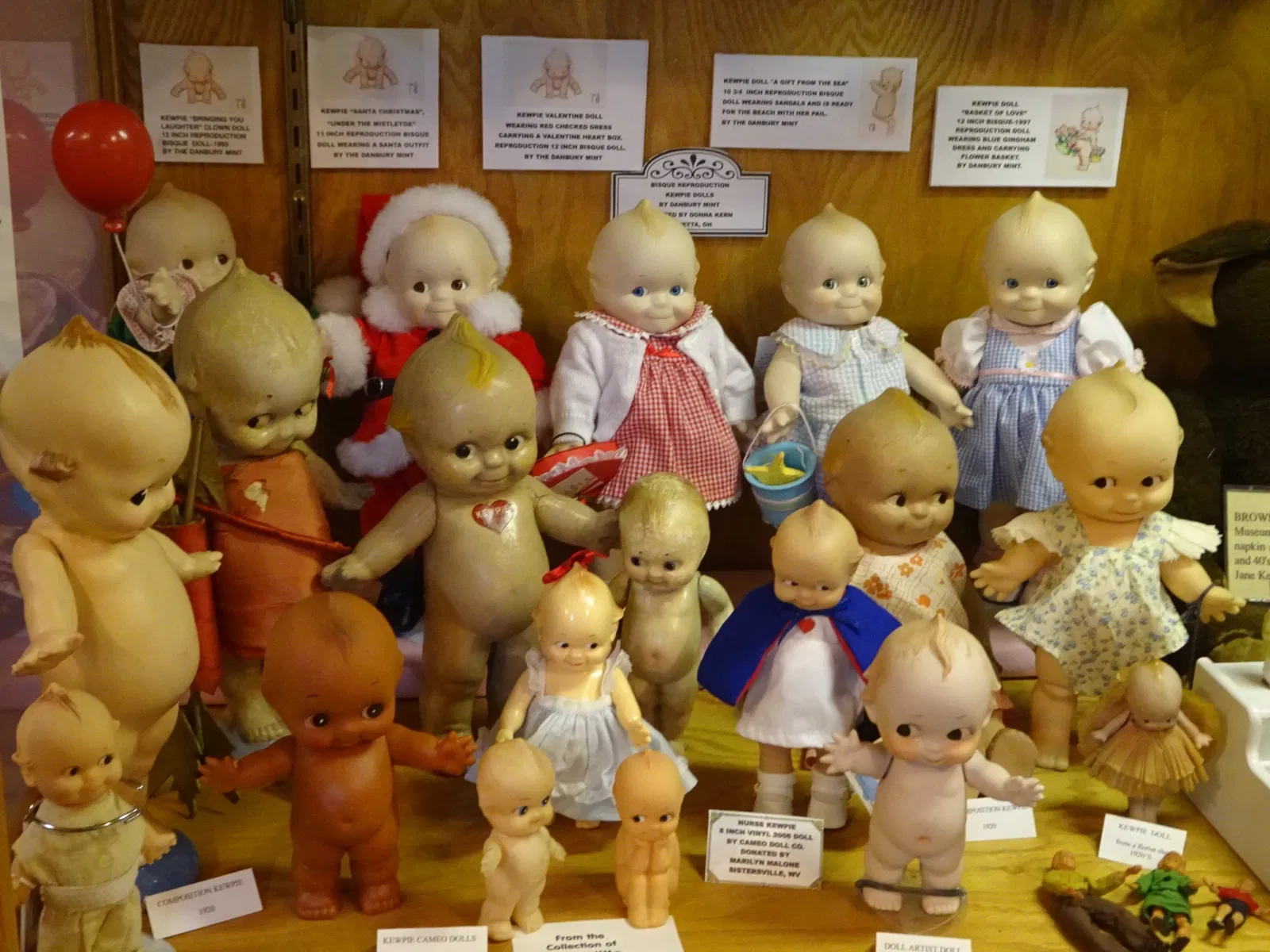 Kewpie doll display