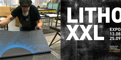 Litho XXL: experimenteren met grootformaat lithografie
