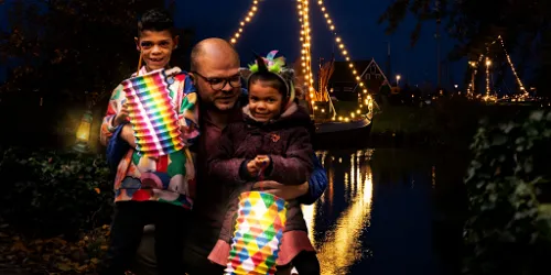 Avond in het buitenmuseum