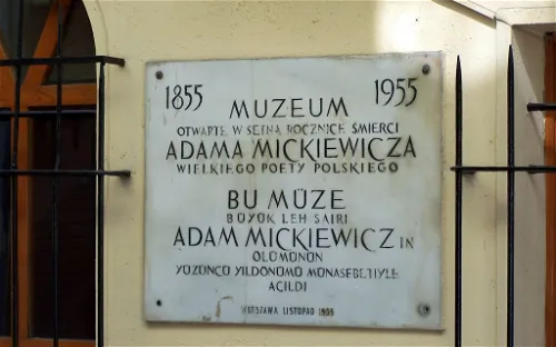 Adam Mickiewicz Museum, Istanbul