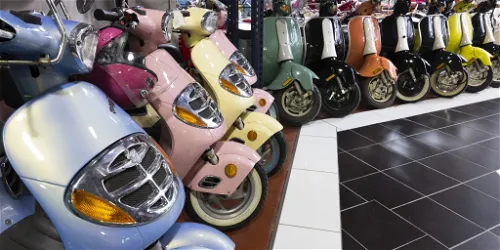 Scoot in Style at The Vespa Lounge