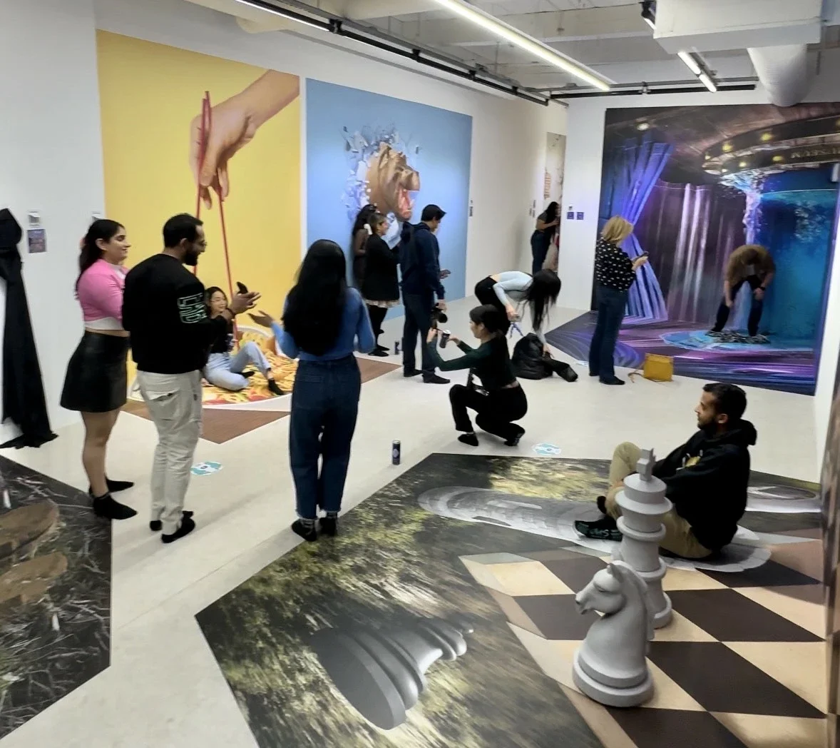 3D Illusion Art Exhibit