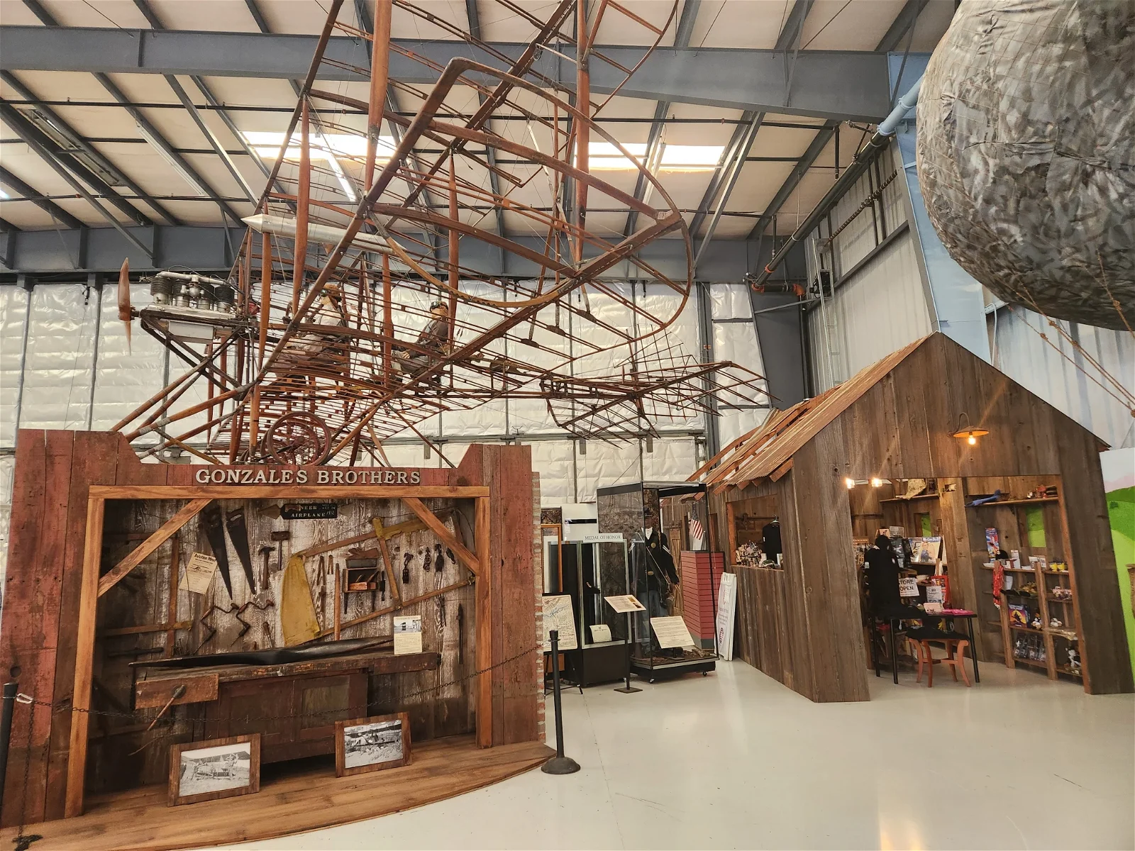 The Gonzales Brothers 1912 biplane.