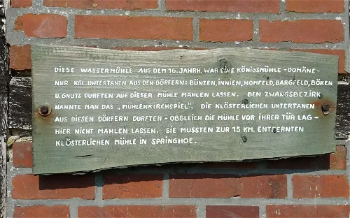 Bünzer Wassermühle