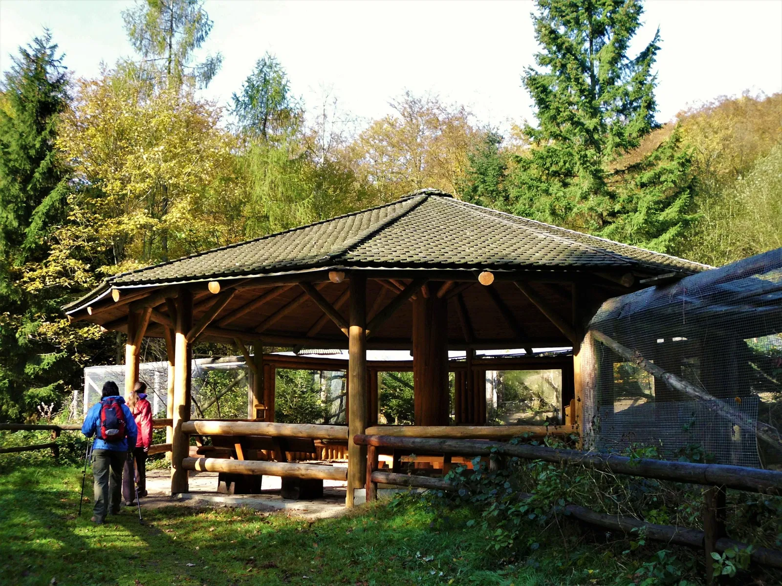 Auerhuhn-Schaugehege