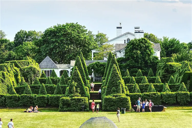 Casa y jardín de topiaria Ladew
