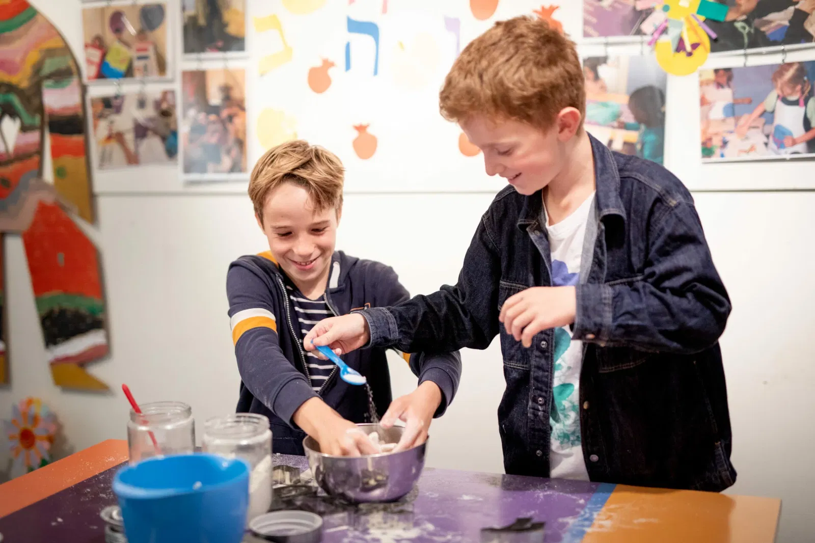 Rainbow butter cake workshop