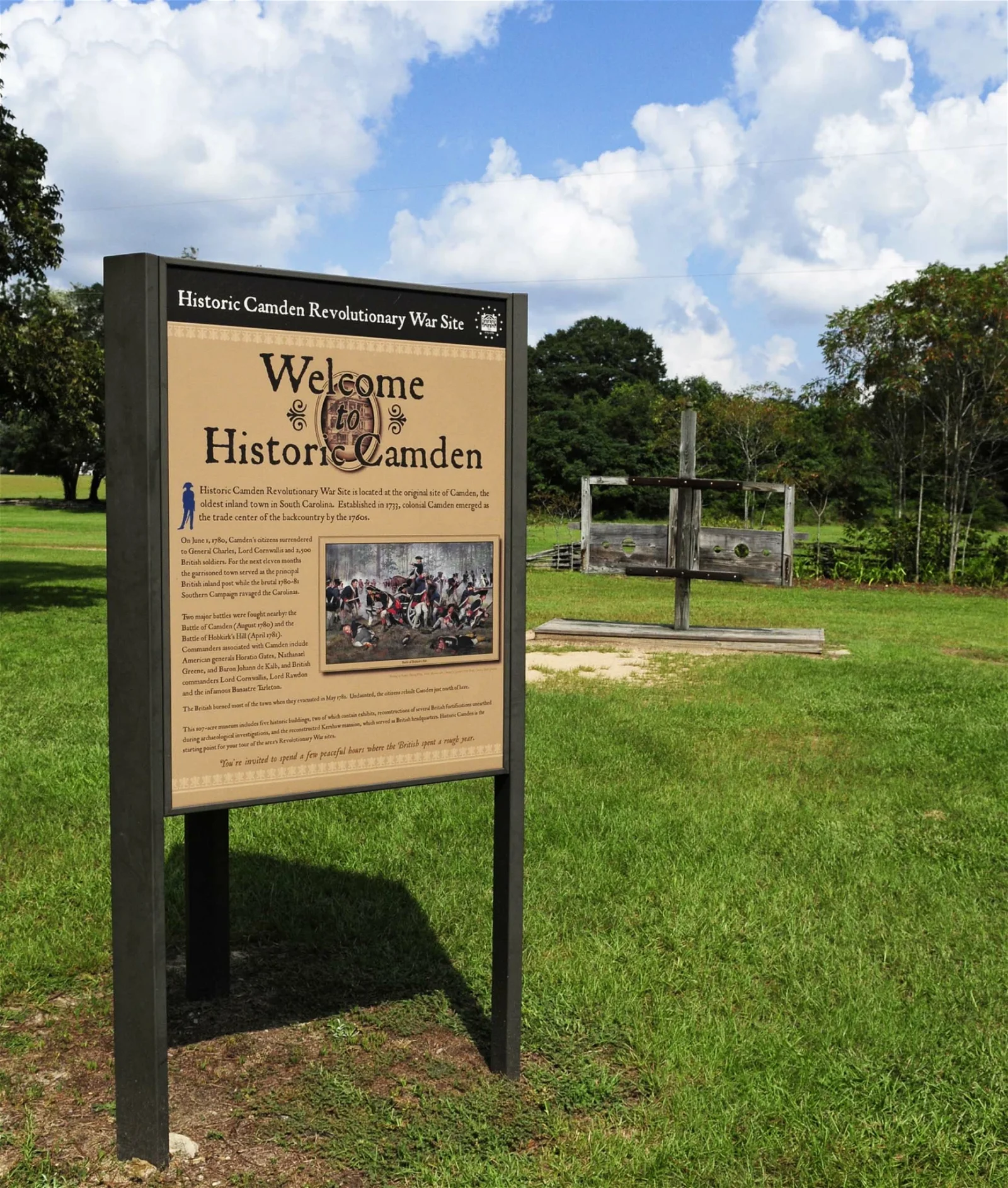 Historic Camden Revolutionary War Site