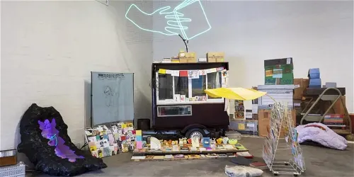 Kristin Luke: Shop Mine Flyer Flower Skull