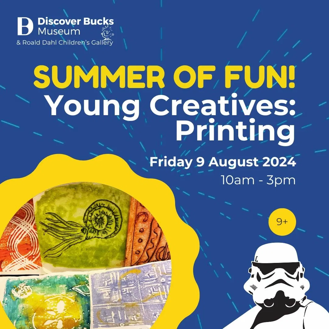 YOUNG CREATIVES:PRINTING - DISCOVER BUCKS MUSEUM