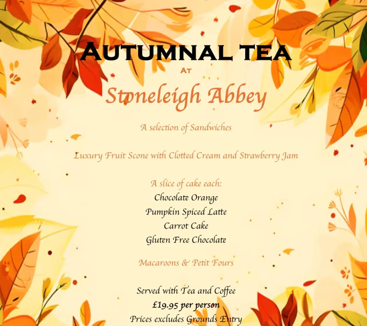 Autumnal Tea