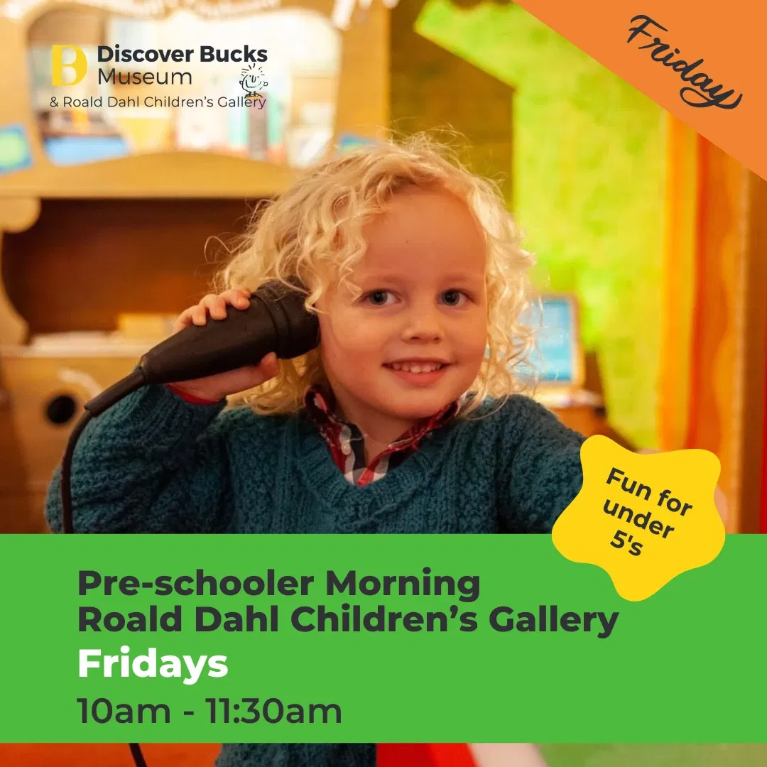 Pre-Schooler Mornings at Roald Dahl Children's Gallery - DISCOVER BUCKS MUSEUM