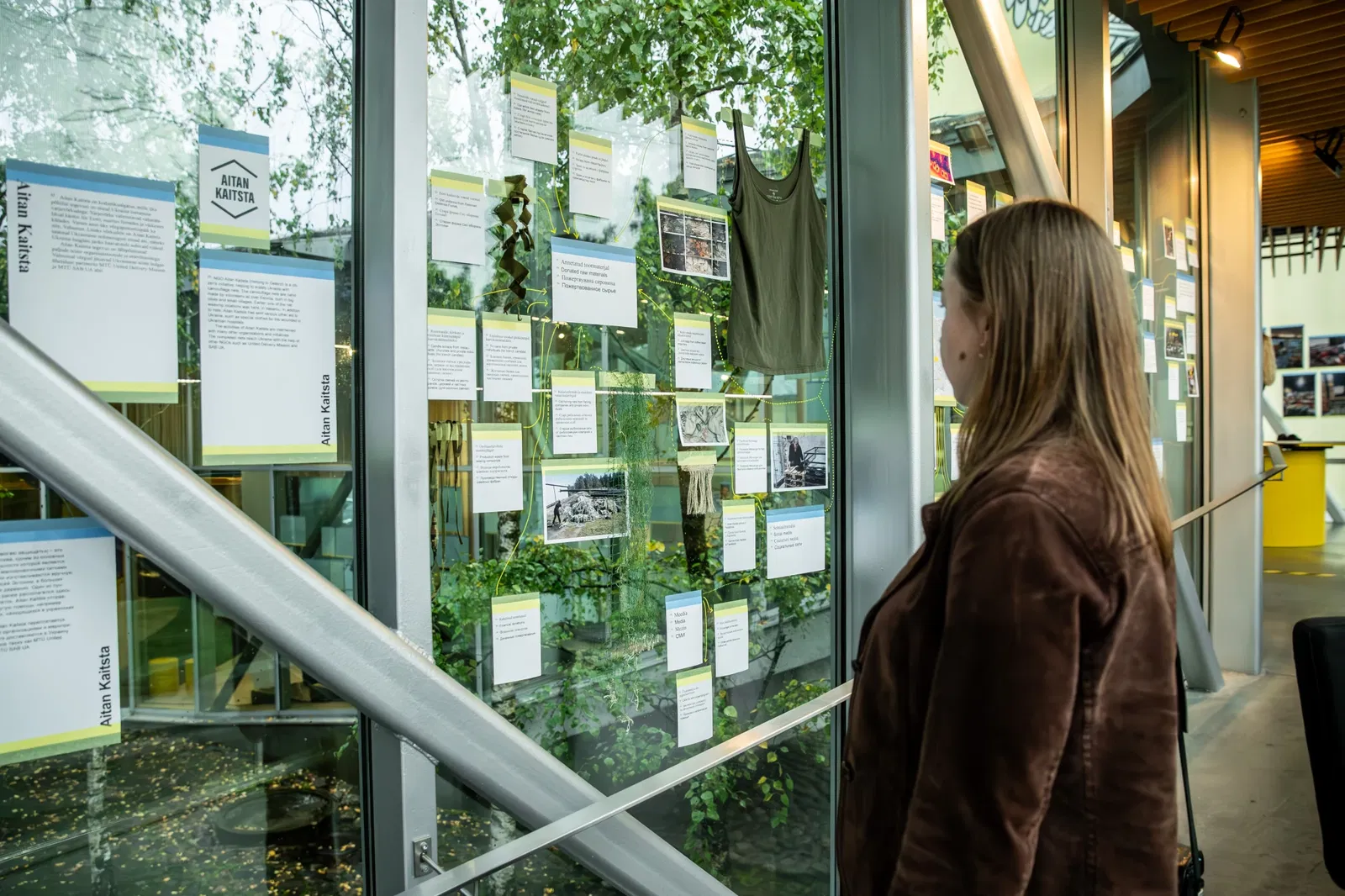 Temporary exhibition "Defending Freedom: Estonian Civil Society in the Russo-Ukrainian War"