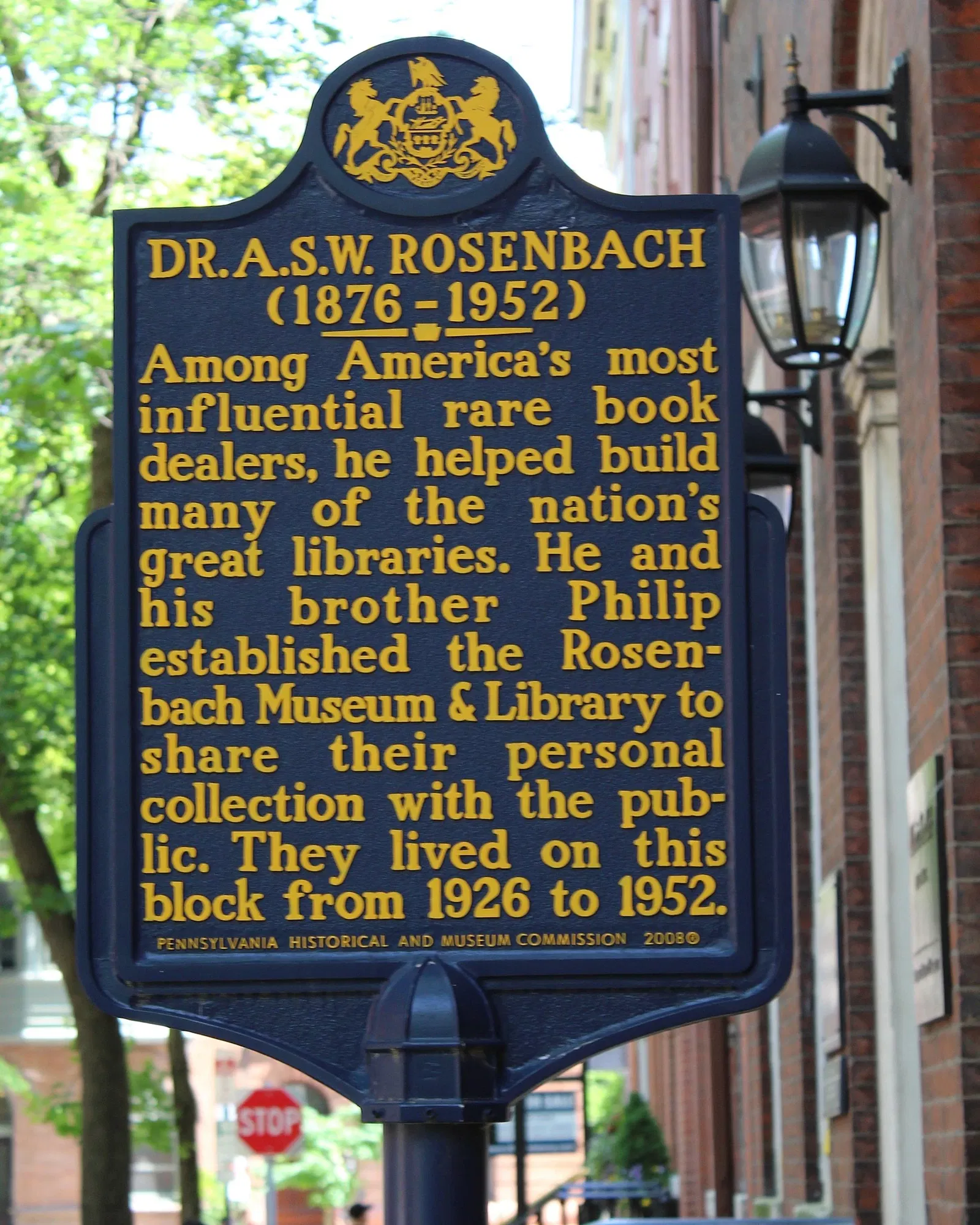 Rosenbach Museum and Library