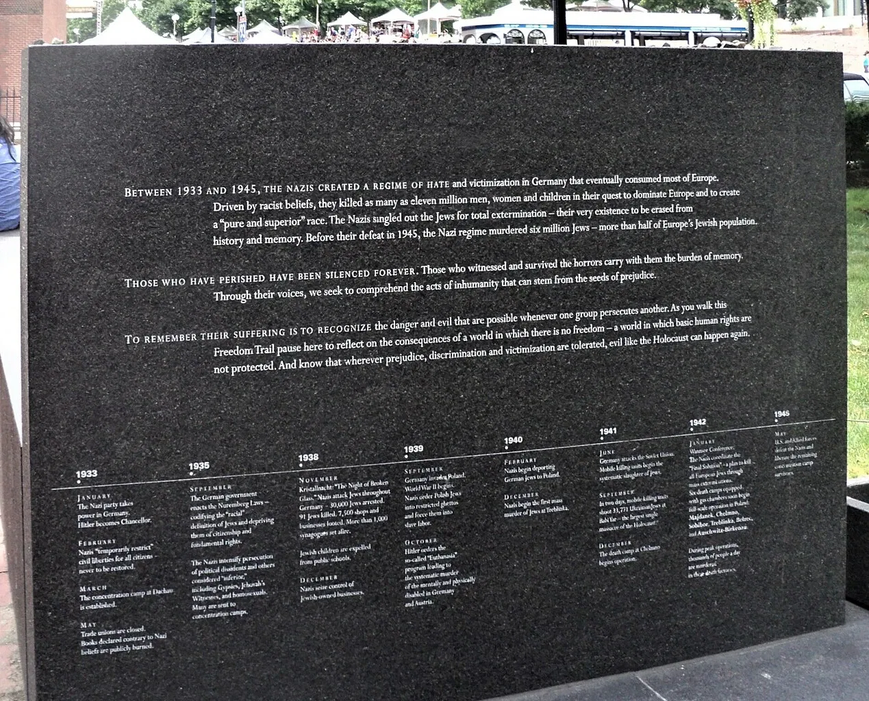 New England Holocaust Memorial