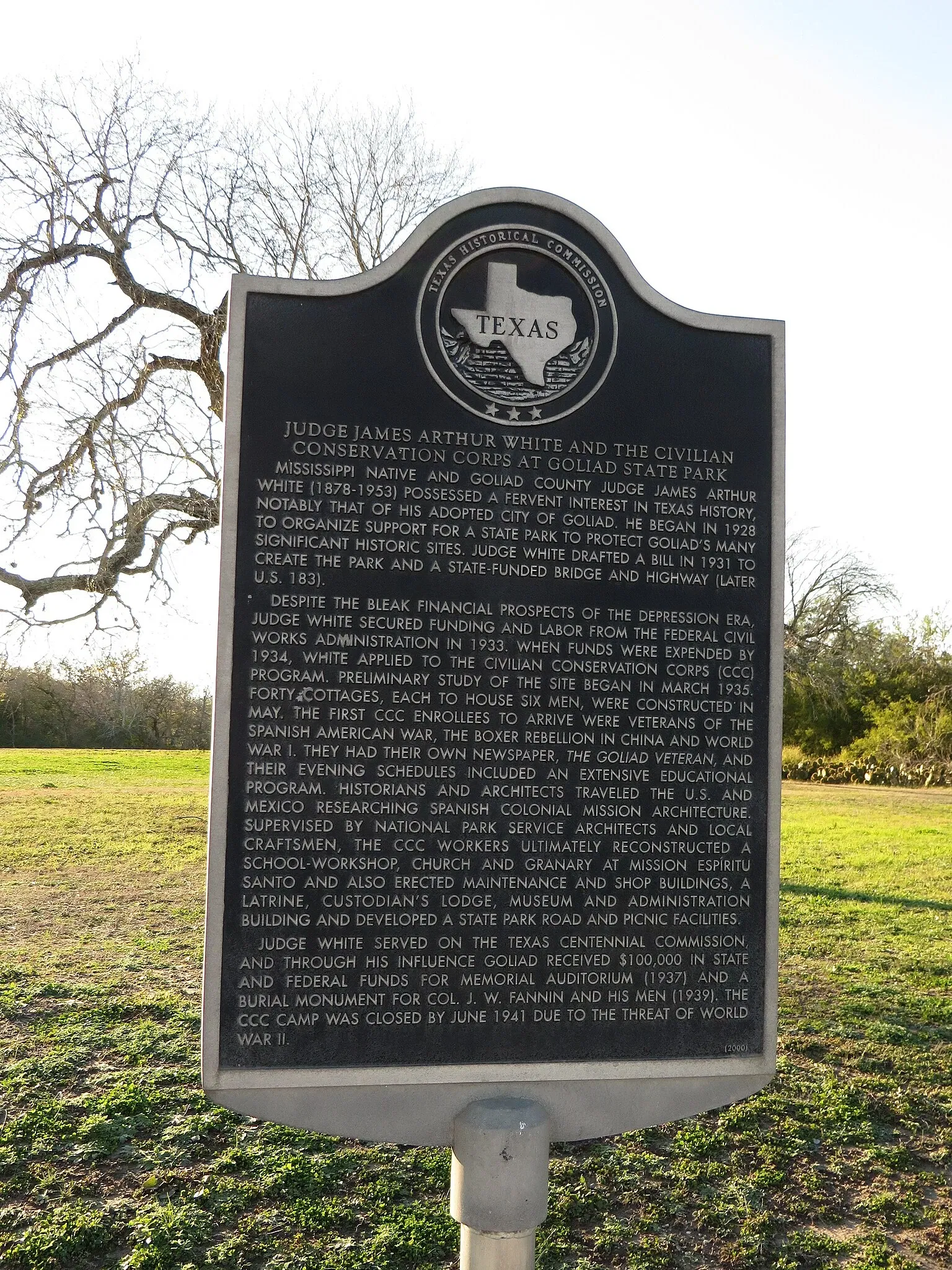 Goliad State Park and Historic Site