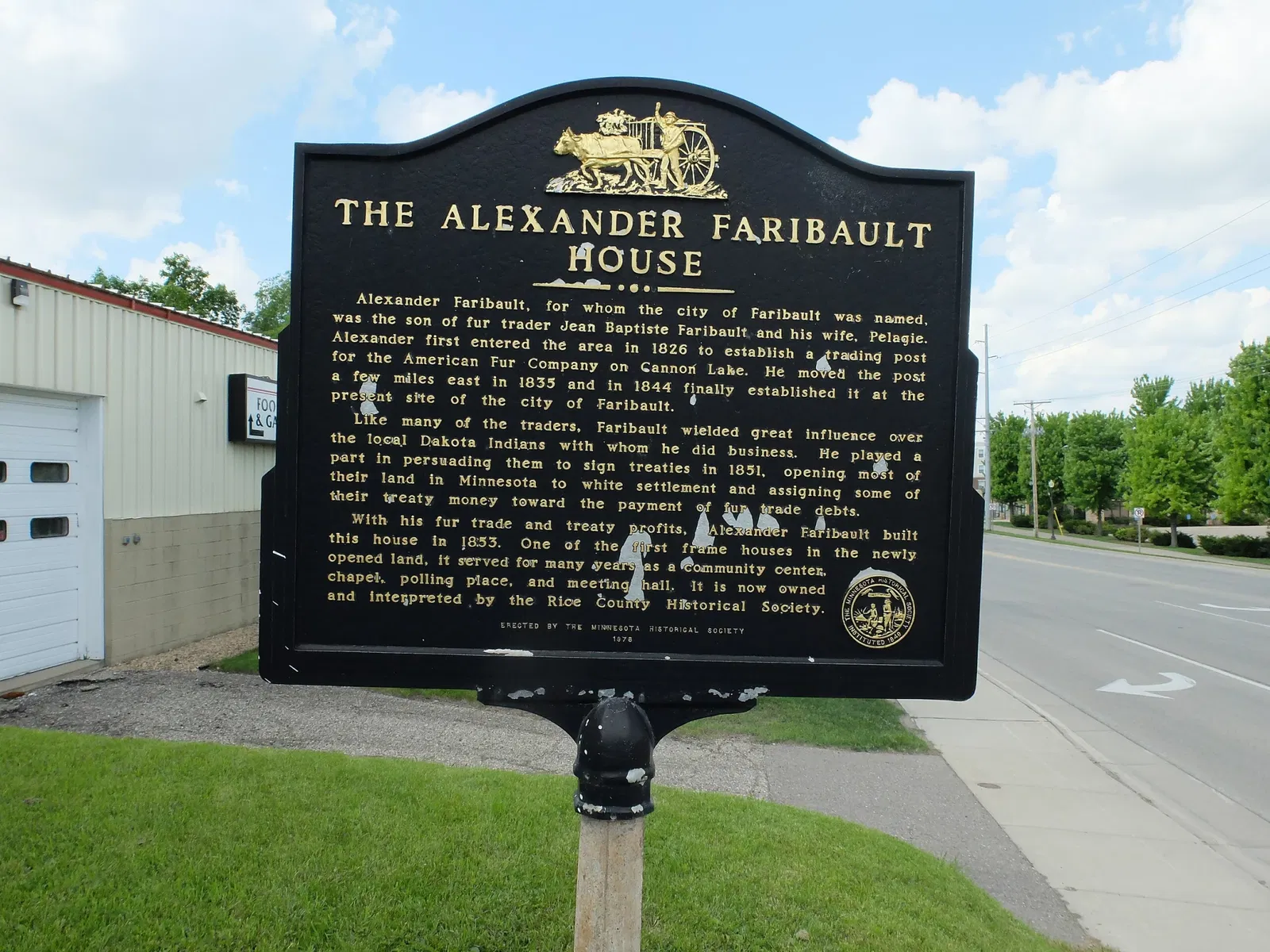 Alexander Faribault House - Rice County Historical Society