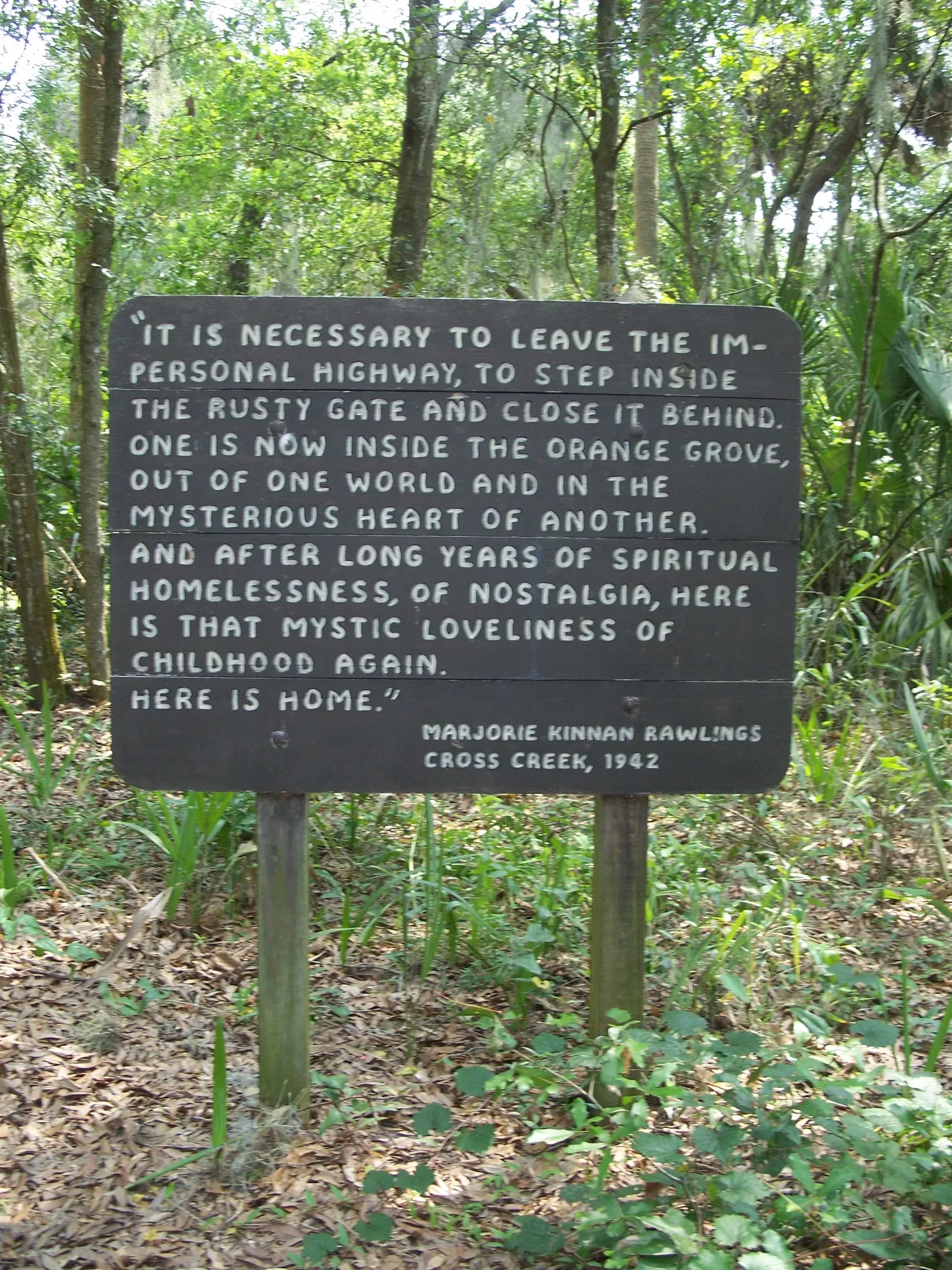 Marjorie Kinnan Rawlings Historic State Park