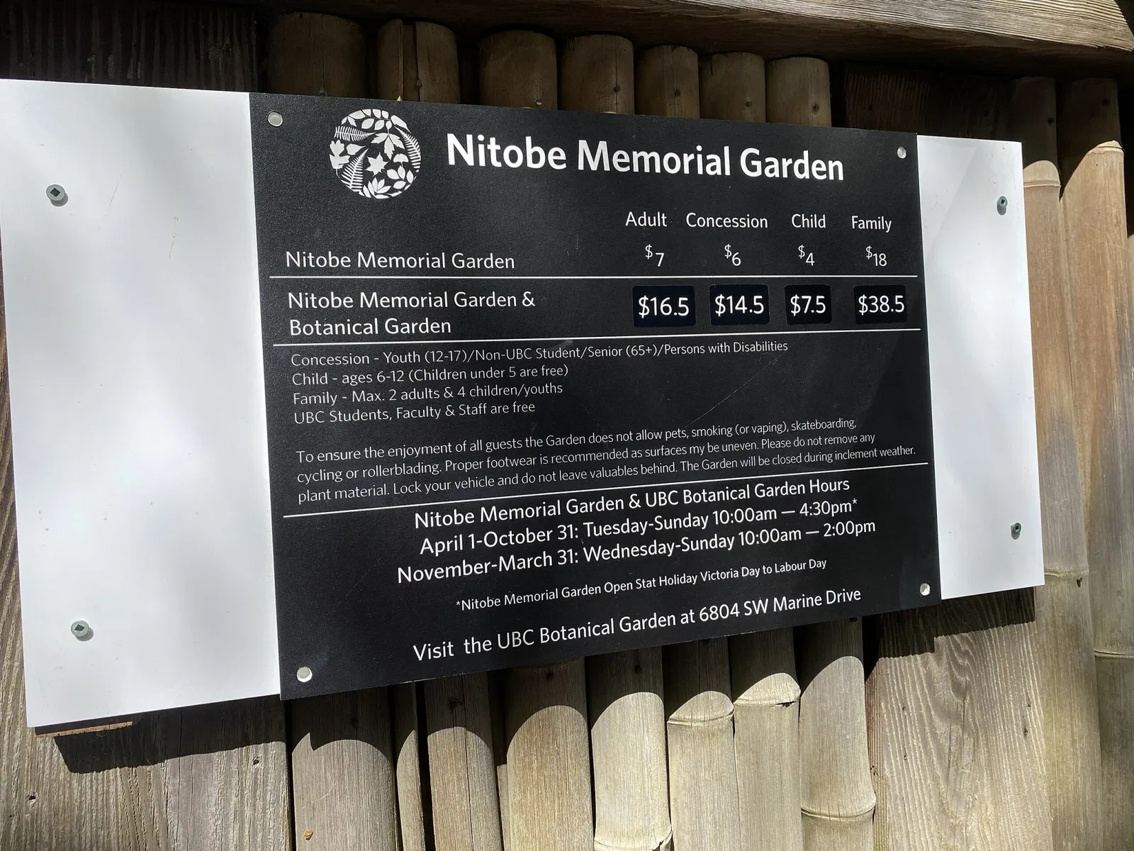 Nitobe Memorial Garden