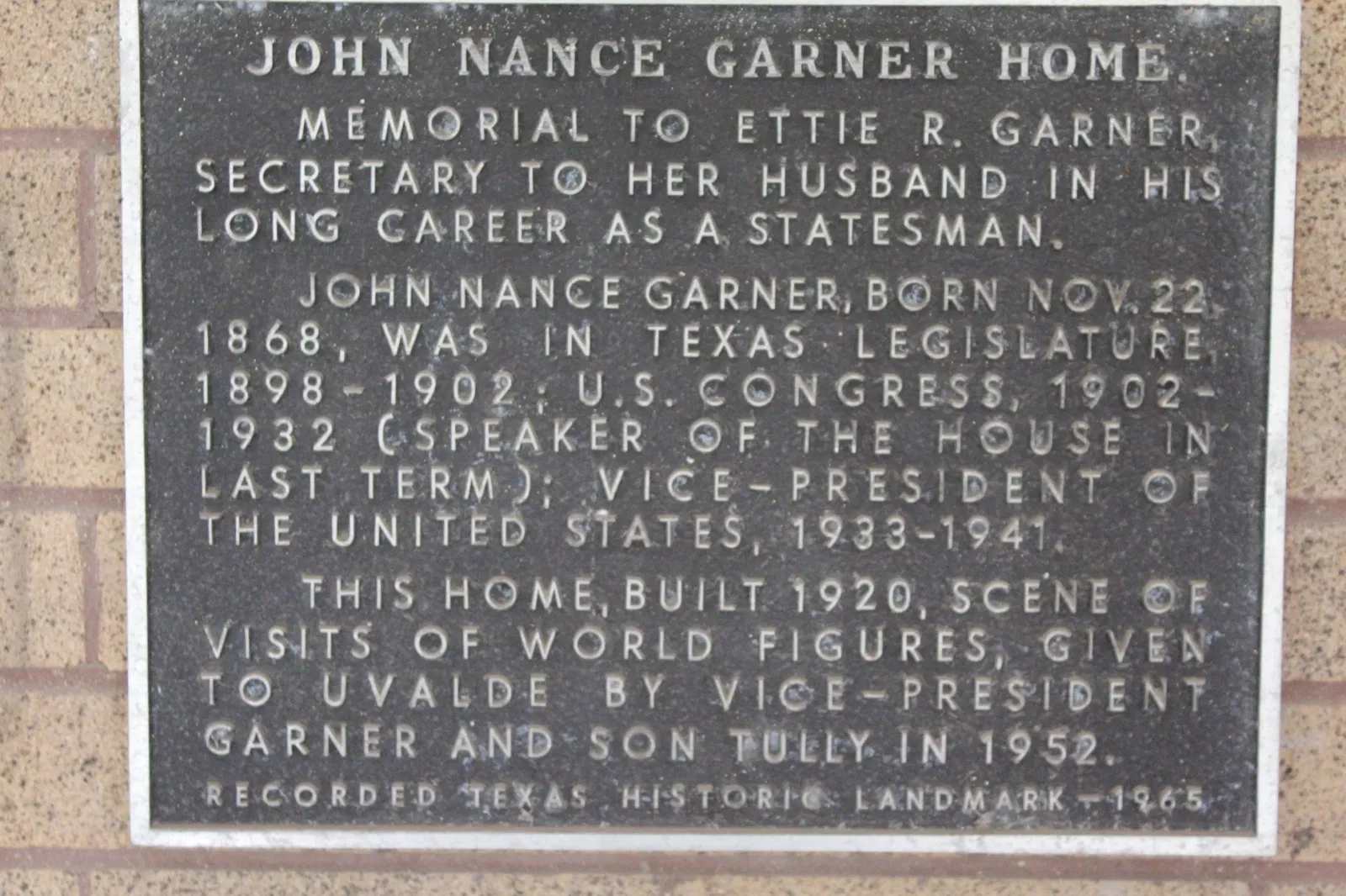 Briscoe-Garner Museum