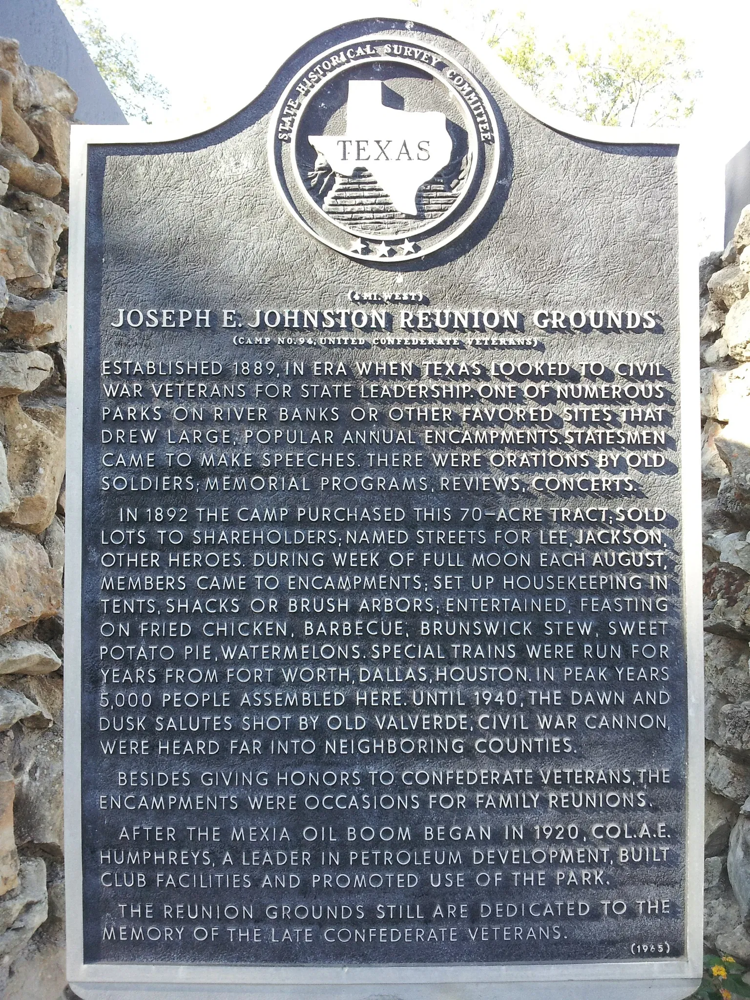 Confederate Reunion Grounds State Historic Site