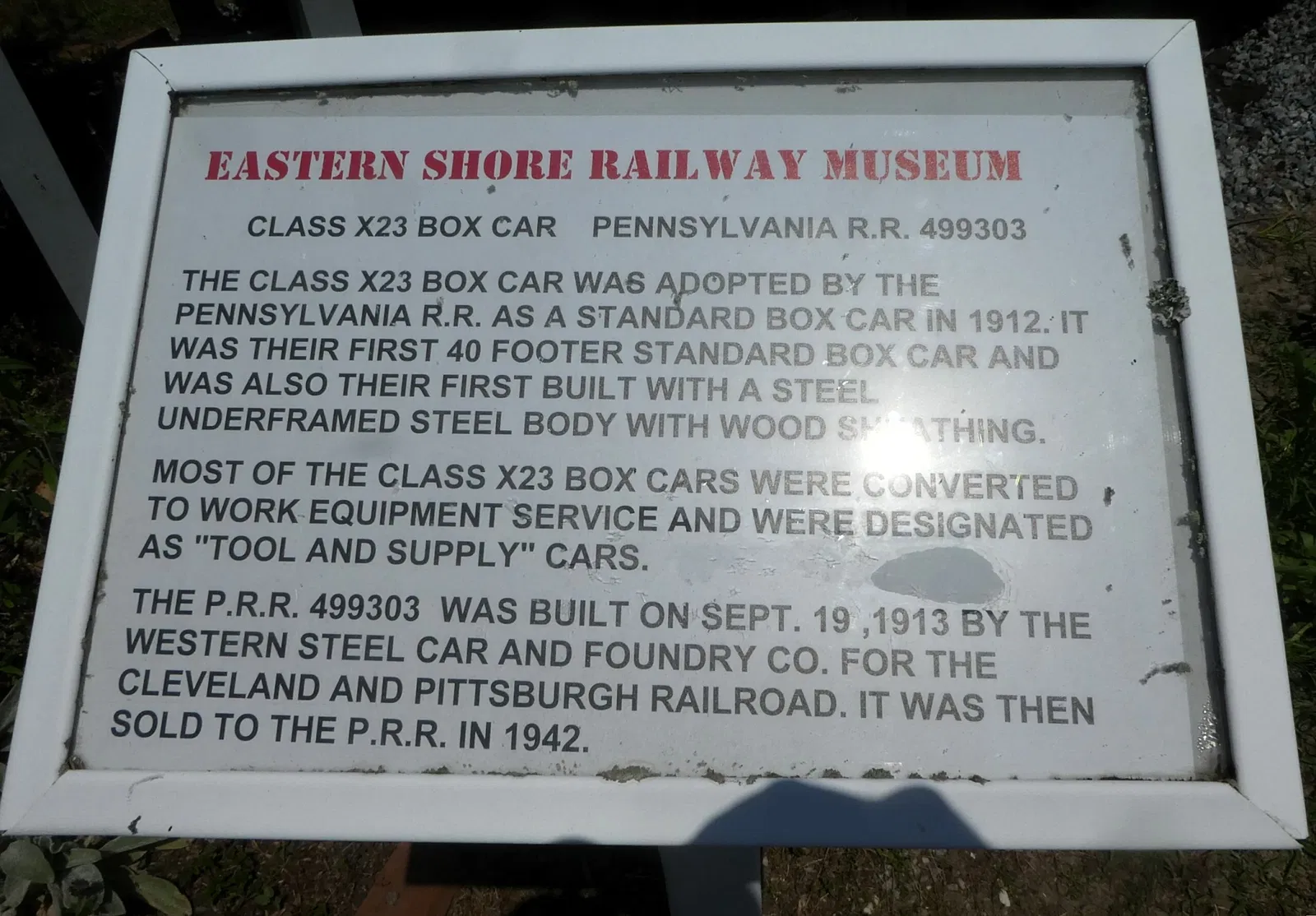Eastern Shore Railway Museum