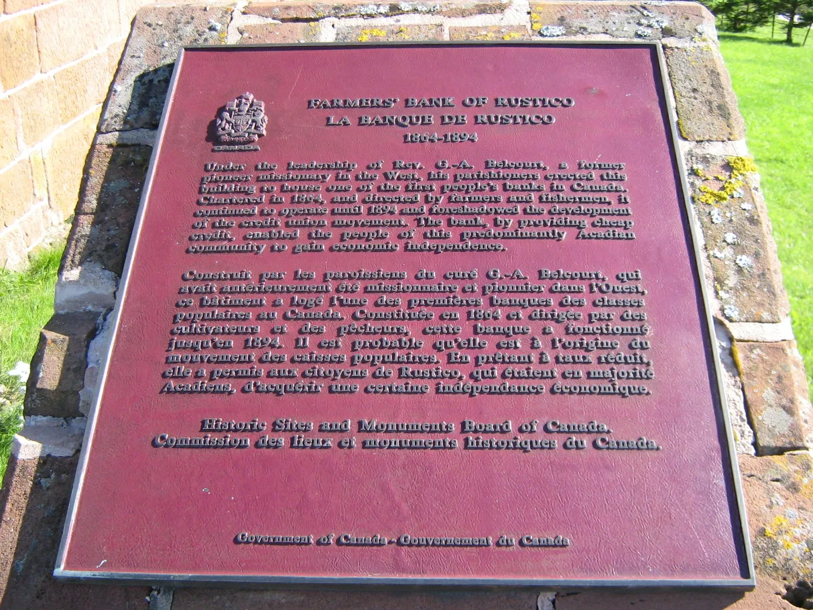 Farmers' Bank of Rustico and Doucet House Museum