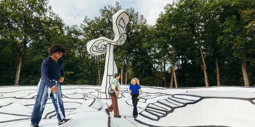 Always on view: sculpture garden