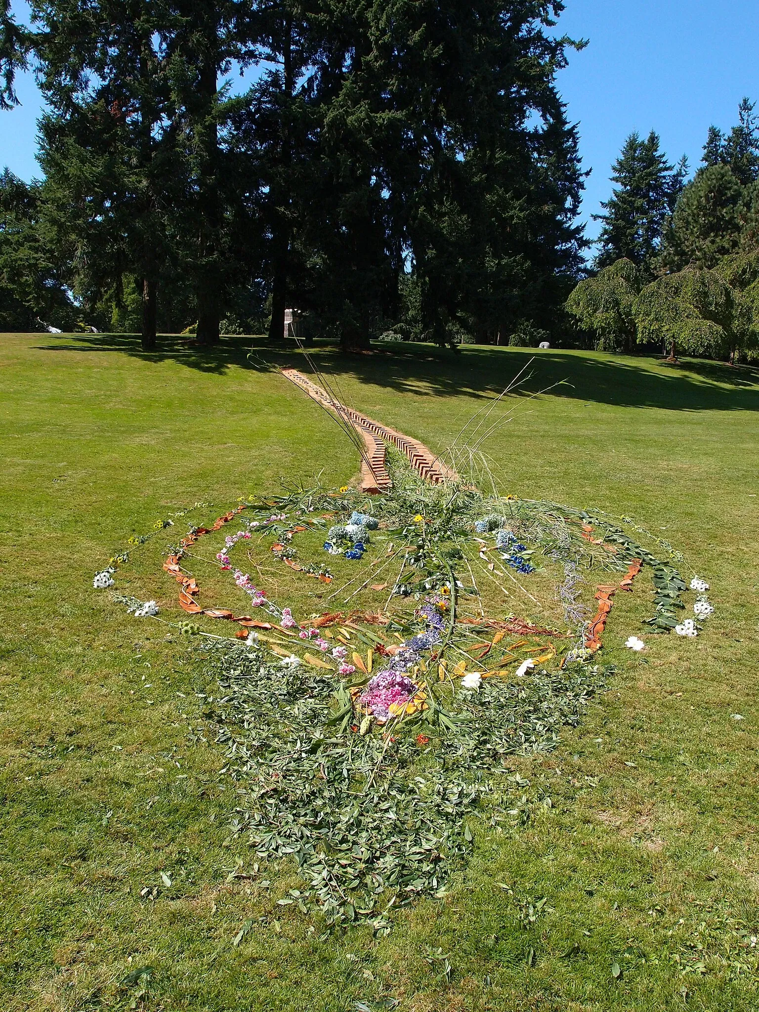 Beelden in de VanDusen Botanical Garden